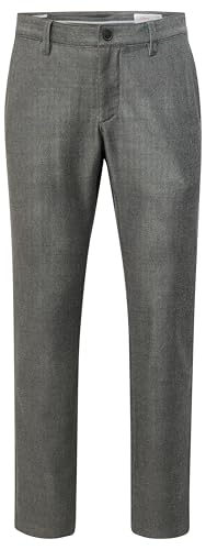 Chino gris coupe droite pour homme en taille 31W 34L