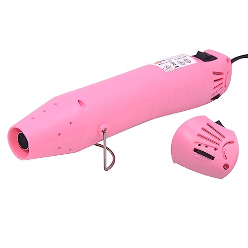 mofa Resin Heat gun,6.6ft Cable 300W Hot Air Gun for Crafting,Acrylic Paint Dryer Multi-Purpose Electric Heating Nozzle (Pink Temp Regulation)