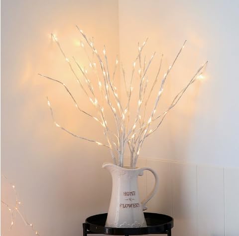 Image of 2 Pack LED Lighted Branches Battery Operated Branch Lights Vase Filler