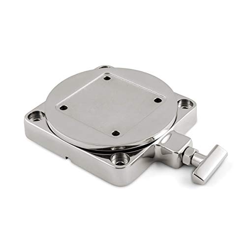 Cannon 1903002 Low-Profile Swivel Downrigger Mounting Base, Stainless Steel #TOP27