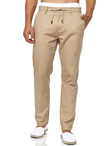 Indicode Hommes Veneto Pantalon en Lin et Coton Cornstalk X-Large - Image 3