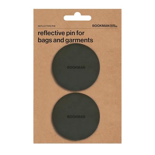 Bookman Urban Visibility Reflective Pins Black