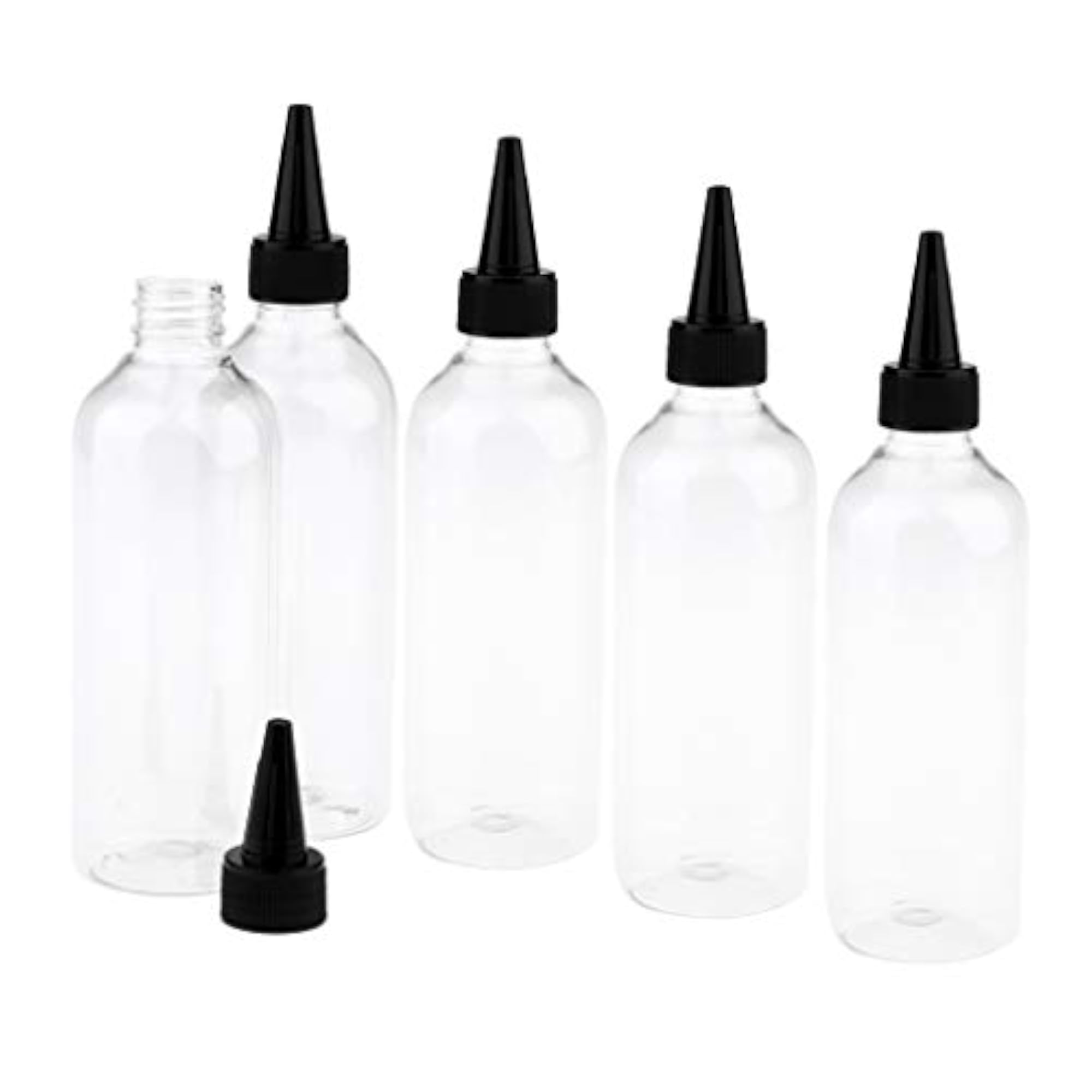 5Pieces 250ml Empty Refillable Cosmetics Sub Bottles