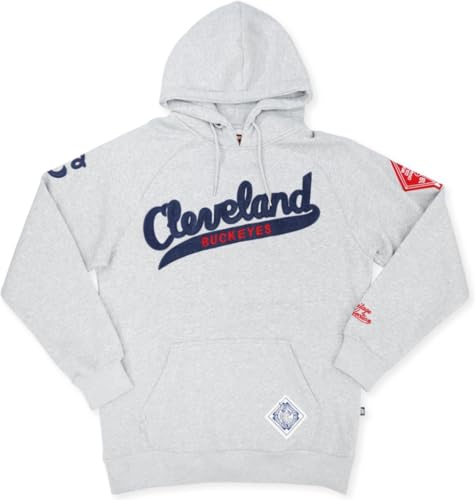 Big Boy Cleveland Buckeyes Heritage Mens Hoodie [Grey] - ID#42341-79-225-0-0