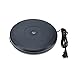 Mono-gatari Electronic Motorized Rotating Turntable Display Stand,Rotating Display Stand LED,Motorized Photography Display for Photography, Showcase (10inch/25cm,Black)