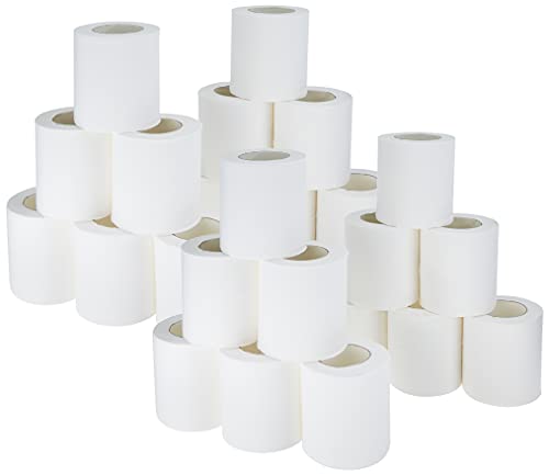 Image of Amazon Brand - Solimo 3 Ply Toilet Paper Tissue Roll - 160 Pulls Per Roll - Pack of 24 Rolls & 2 Ply Kitchen Tissue /Towel Paper Roll - 2 Rolls (60 Pulls Per Roll)
