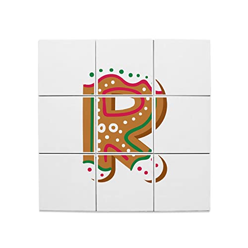 Carreaux Céramique Décoratif Alphabet R Rose pour Décoration Chambre Enfant Noel