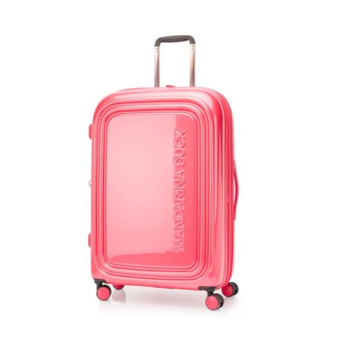 Mandarina Duck LOGODUCK + Metal Large EXP, Raspberry, L, Logo Print and Metal, Raspberry, L, Logo print and metal