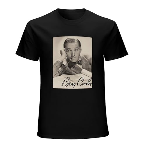 Photo de PU KOU Bing Crosby Lean Pipe Signature Natural Men Music Shirt Black XL