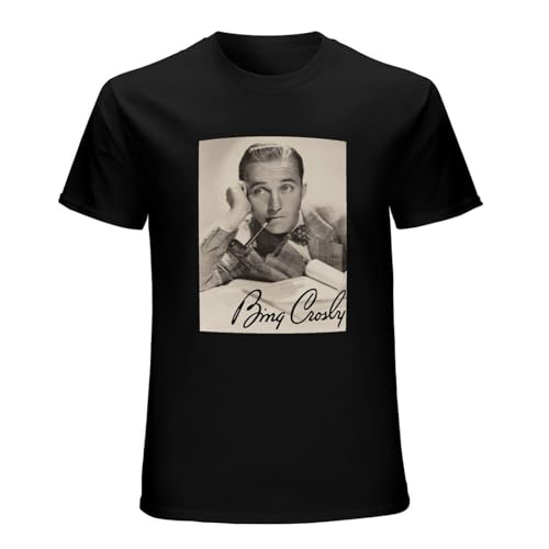 Photo de MENGYUETONGHUA Bing Crosby Lean Pipe Signature Natural Adult S/S Music Shirt Black XL