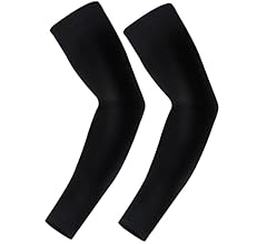 アームカバー 腕カバー 無地 冷感 吸汗速乾 サラサラ 滑り止めシリコン付き UVカット UPF50+ 日焼け防止アームカバー スポーツ活動用 男女兼用 両腕2枚入り