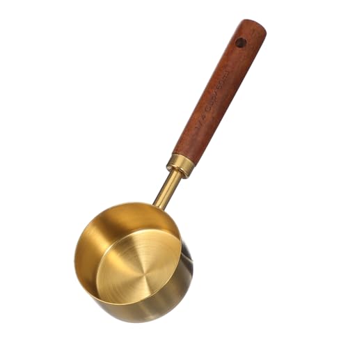 HOMOBABE ステンレス製計量スプーン 不錆耐久性 金木柄付き正確計量カップ 料理 ベーキング コーヒー用 キッチン カフェ レストラン向け