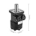 SHZULUSE Hydraulic Motor for Char-Lynn 101-1001-009 / Eaton 101-1001 Replacement, 4 Bolt Flange Mount 1 Inch Keyed Shaft 50ML/R High Torque Motor for Agricultural and Industrial Machinery