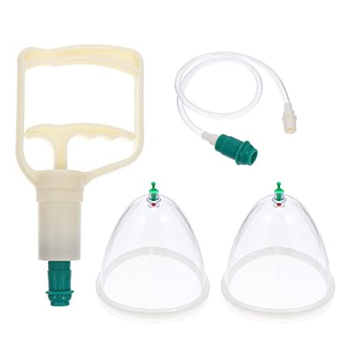 DOITOOL Massage Cupping Set Professional Cupping Jar Chinese Acupoint Cupping Therapy Set Breast Vacuum Cupping Cups for Body Relax Acupressure Treatment