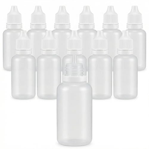 10 Piece 50ml 1.7oz BPA Free Plastic Squeezable Dropping Bottles Container Vials Pots