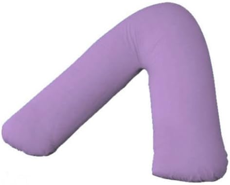 AmigoZone Plain Polycotton Back & Neck Support V Shaped Pillowcase Orthopedic/Pregnency/Nursing Pillow Case (Teal)