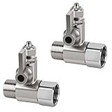 Wilsonzin 2 Piezas Distribuidor de Conexión de Agua para Manguera de Jardín Adaptador de Conexión de Agua T Pieza 3/8 X 3/8 X 1/4 para Frigoríficos Filtros de Agua Sistemas de Penetración Cafeteras