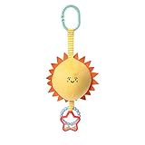 Manhattan Toy Sun & Moon Clip-on Baby Travel Toy with Chime, Rattle and Teethers