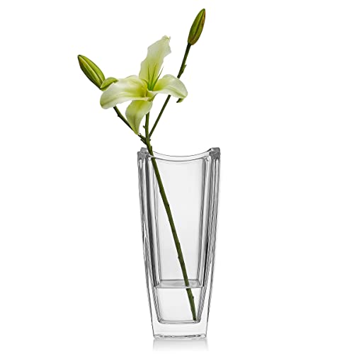 Mikasa Baron Crystal Vase, Clear #TOP3