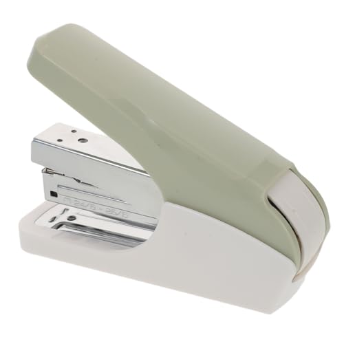DIYEAH Heavy Duty Single Finger Desk Stapler Lightweight Binding Machine for Office School Book Projects Portable Handheld Stapler with Effortless Operation and Secure Binding