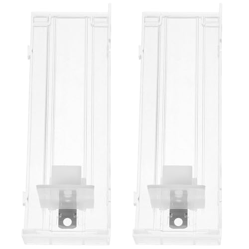 WRITWAA Distributeur Automatique de Cigarettes Transparent en Plastique Léger, 2 Pièces, Présentoir Poussoir pour Supermarché et Magasin