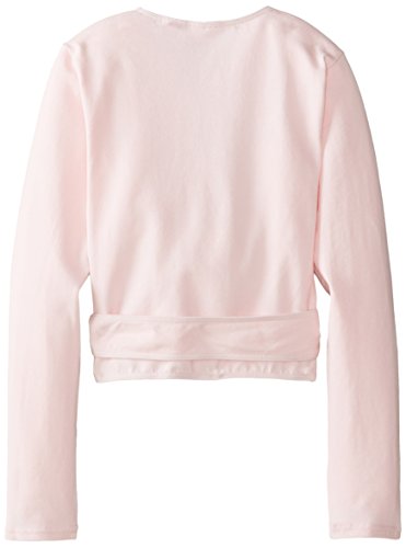 Capezio Big Girls' Classics Wrap Top, Pink, Large