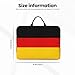 German Flag Laptop Bag, Durable Shockproof Sleeve, Handheld Portable Laptop Bag For 14 In Laptop
