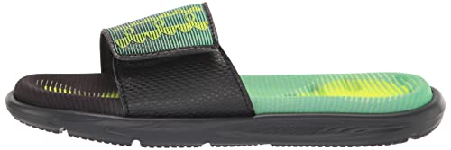 Under Armour Mercenary Slide Sandal, Black (002)/High-Vis Yellow, 6 Us Unisex Big Kid #TOP7