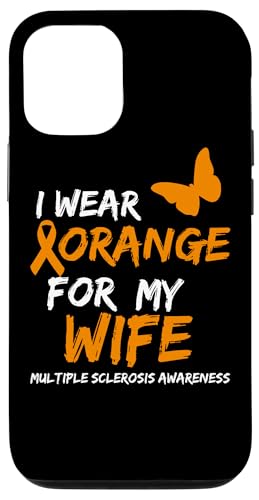Multiple Sclerosis Awareness I WEAR ORANGE FOR MY WIFE �X�}�z�P�[�X iPhone 12/12 Pro �p