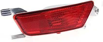 Car taillight Cover for Range for Rover for Evoque 2012-2018 Car Left/Right Rear Bumper Reflector Fog Lamp with Bulb Brake Fog Light Turn for Signal Car Rear Lamps(Left/Red)