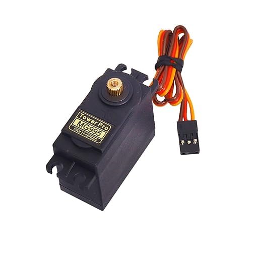 Image of Metal Gear Servo Motor MG995-180º with Arm Horn for RC Helicopter Car Boat Robot