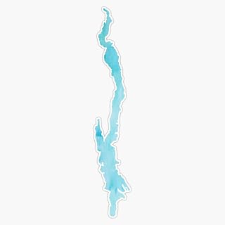Lake George Vinyl Sticker Waterproof Bumper Sticker Laptop Window Decal 5'', (LEU3-SM-STICKERS-5981)