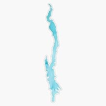 Lake George Vinyl Sticker Waterproof Bumper Sticker Laptop Window Decal 5'', (LEU3-SM-STICKERS-5981)