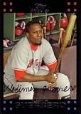 2007 Topps Los Angeles Angels of Anaheim Complete Team Set of 18 Baseball Cards (series 1 & 2) - storage case - Includes Vladimir Guerrero, Jered Weaver, Chone Figgins, Kendry Morales and more