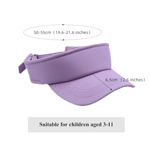 Kids Visors for Girls Sun Hat for Boys Golf Hat Toddler Visor Baseball Cap3