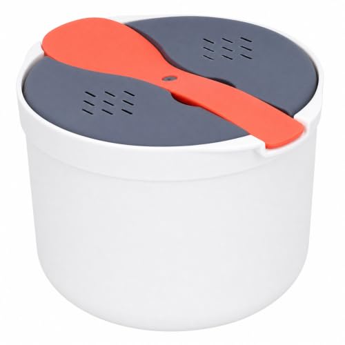 Naroote Microwave Rice Cooker for Rice and Pasta, 2L