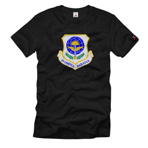 T-shirt militaire USA 62nd Airlift Wing Omnia Paratus noir taille 3XL