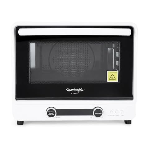 Makerflo 40L Sublimation Oven for Tumblers, Mugs & Bottles – Large Capacity Heat Press Oven with Heat-Resistant Gloves, Wire Shelf, Mesh Tray & Drip Catch Plate, DIY Craft & Small Business Use Cover