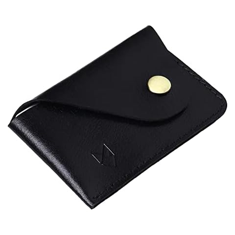 FOXHACKLE Leather Credit Card Holder Wallet for Men and Women, Small Front Pocket Wallet, Slim Minimalist Card Case Cover