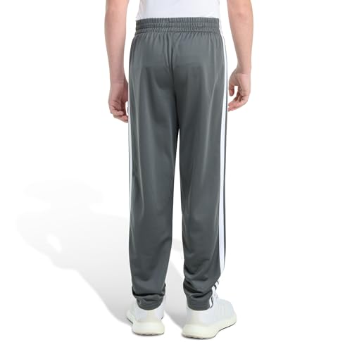Image of Adidas Boys Straight-Leg 3-Stripe Track Pant