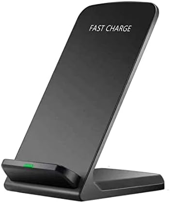 Wireless Charging Station 15W | Fast Charging Phone Stand for iPhone, Cell Phone Stand for Samsung, Charging and Docking Station for Any Smartphone with Wireless Charging | Safe/Portable