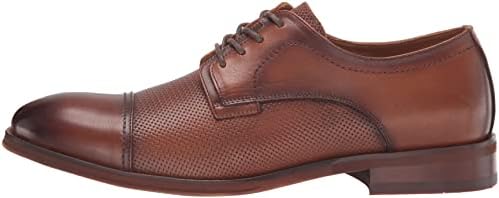 Steve Madden Men's Arwynn Oxford, Tan Leather, 11.5 | Image 7