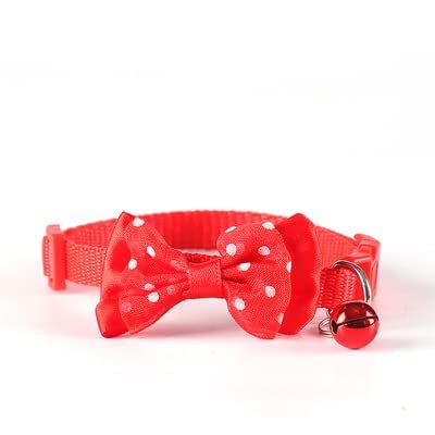 The DDS Store Bowtie Cat Collar -cat Collar with Bell Kitten Collars with Bell Charm, Solid & Safe, Nylon (DUSTY ROSE) (B08RDKKHF2) Amazon Price History, Amazon Price Tracker