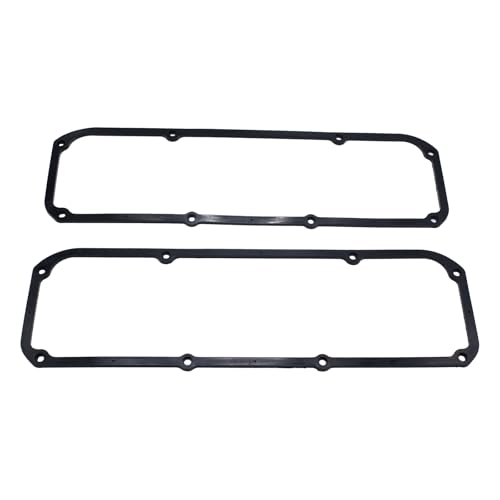 Image of 1 Pair Reusable Rubber Valve Cover Gaskets With Steel Core Insert Compatible with Ford 351C 351M 400M Engines