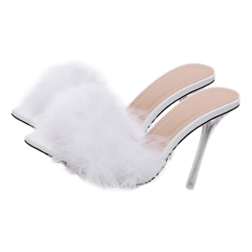 Chaussures pour femmes bout effilé : sandales d'été légères et pantoufles à talons