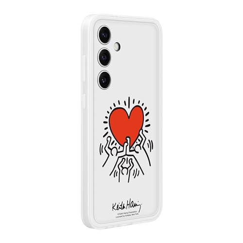 Image of SAMSUNG Galaxy S24+ Plus FlipSuit Phone Case, Included Interactive Card Syncs with Screen, Customize for Different Display Designs, US Version, EF-MS926CWEGUS, White