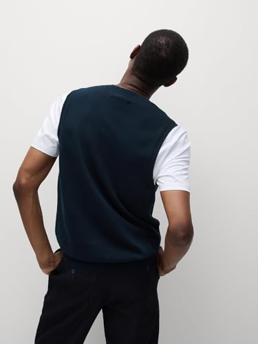 Pull sans manches pur coton Marks & Spencer en maille premium - 4