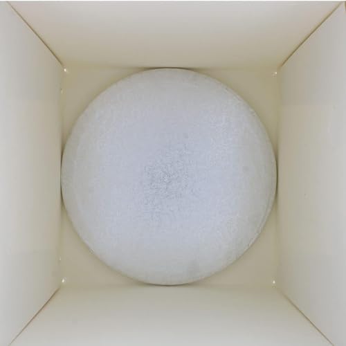 Culpitt 8" Round Silver Cake Drum Board & Tall White Box Combo, 8 x 8 x 8 Inch Square Box and Matching Circle Set for Tiered or Decorated Transport, 90309