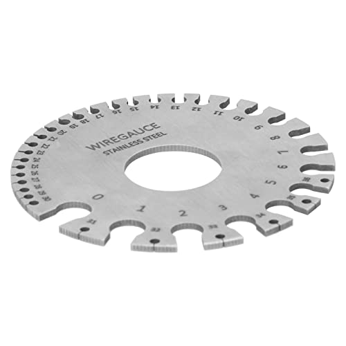 Juego de 2 Piezas Calibre de Diámetro de Acero Inoxidable, Medidor de Espesor para Medición Industrial de Alambre, Cable y Lámina miniatura 3