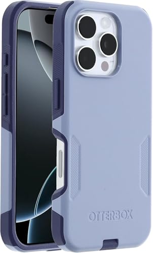 Coque iPhone 16 Pro OtterBox Commuter MagSafe violette fine et robuste